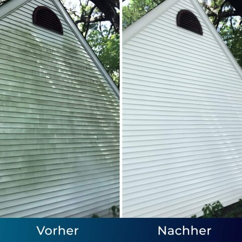 Jetterix Terrasse vorher nachher Reinigung